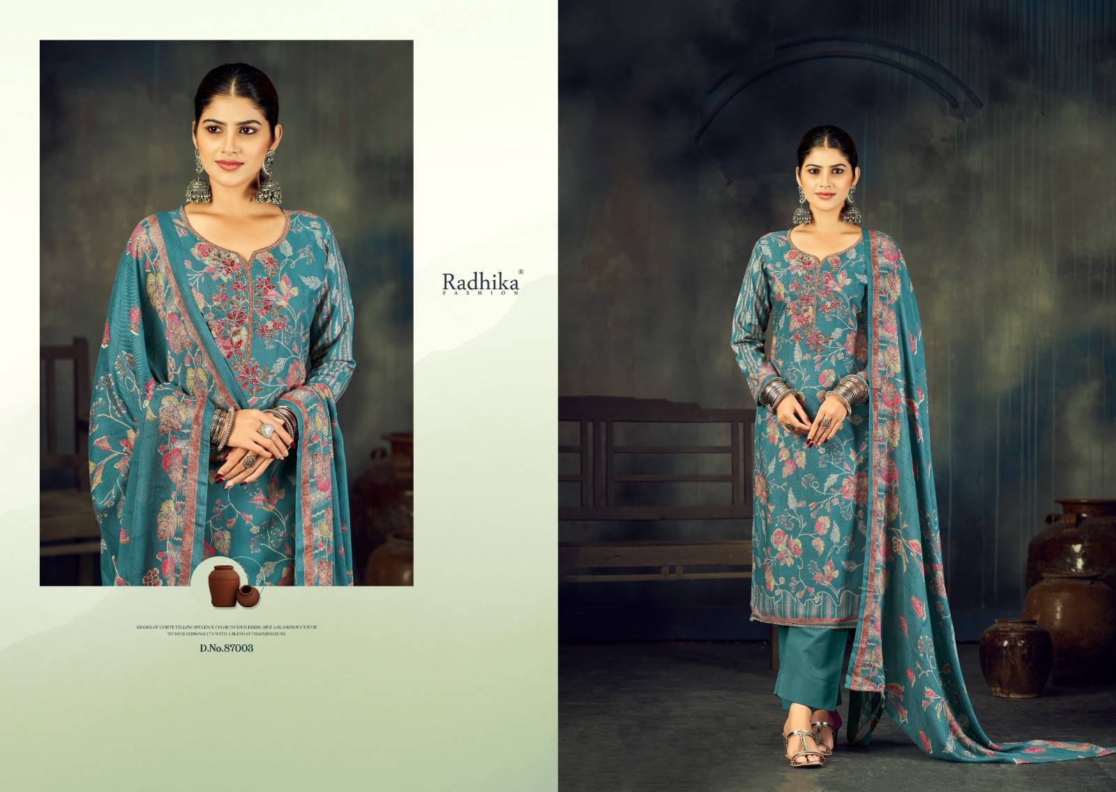 FIROZA by Azara 87001 TO 87004 SERIES Pakistani Stylish Embroidered PURE VISCOUSE COLLECTION At Wholesale Price